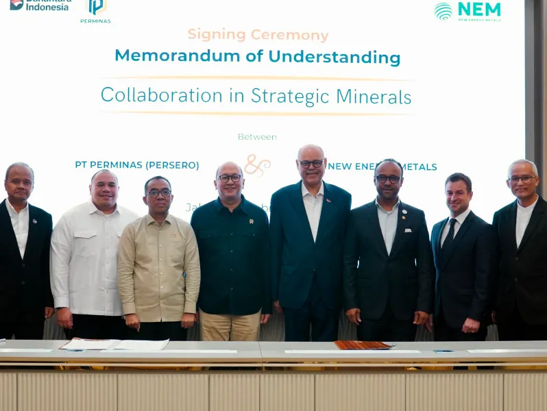 PERMINAS, New Energy Metals, dan Danantara Dukung Kerja Sama Rare Earth Terintegrasi yang Menghubungkan Hulu Gabon dengan Hilir Indonesia