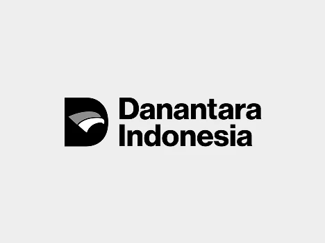Greyscale Danantara Indonesia Horizontal Logo